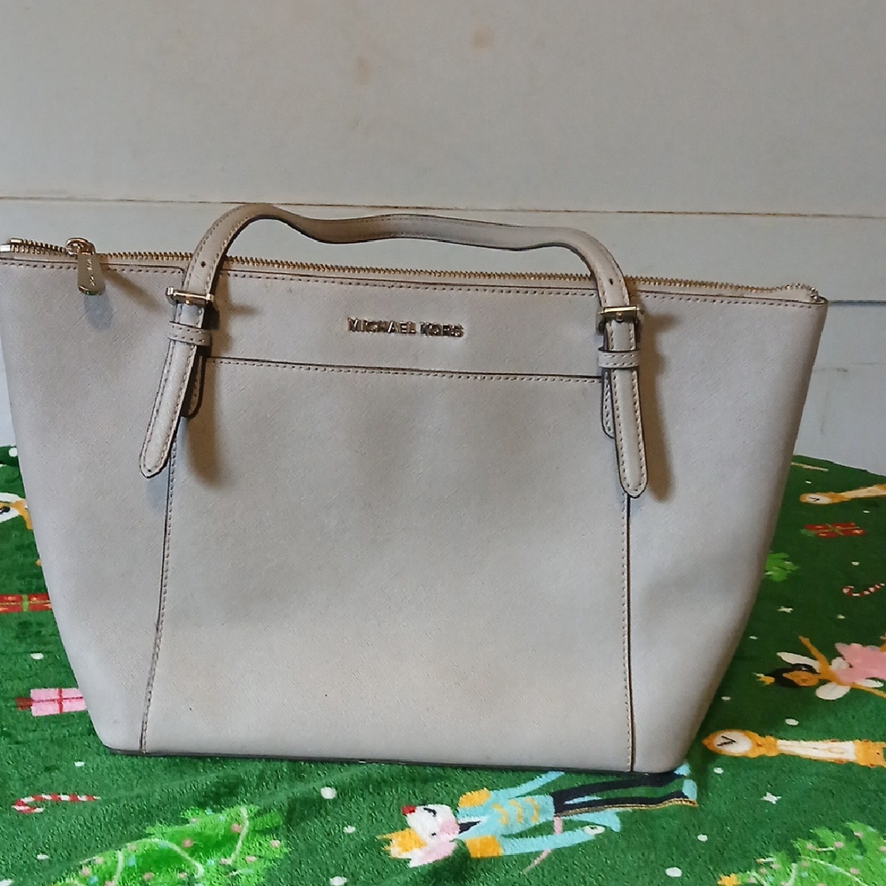 Michael Kors Beige Tote Bag